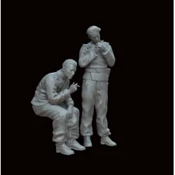 White Stork Miniatures F72101 1/72 German Tankers 1939-40 Ww2 Resin Unassembled Unpainted