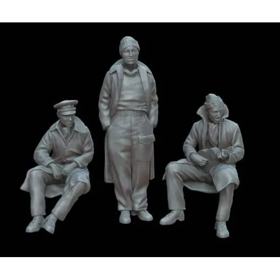White Stork Miniatures F72104 1/72 Lrdg Soldiers North Africa 1942 Resin Unassembled Unpainted