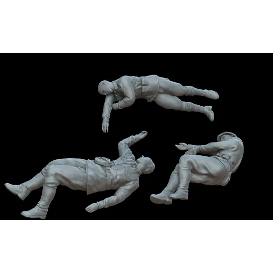 White Stork Miniatures F72106 1/72 Wwii Soviet Soldiers After Battle Resin Unassembled Unpainted