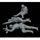 White Stork Miniatures F72107 1/72 Wwii After Battle German Soldiers Resin Unassembled Unpainted