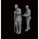 White Stork Miniatures F72111 1/72 Karelia 1941 Finnish Soldier And Russian Prisoner Resin Unassembled Unpainted