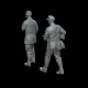 White Stork Miniatures F72111 1/72 Karelia 1941 Finnish Soldier And Russian Prisoner Resin Unassembled Unpainted