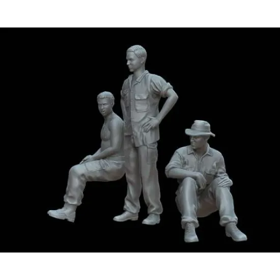 White Stork Miniatures F72118 1/72 The Vietnam War Australian Tankers Resin Unassembled Unpainted