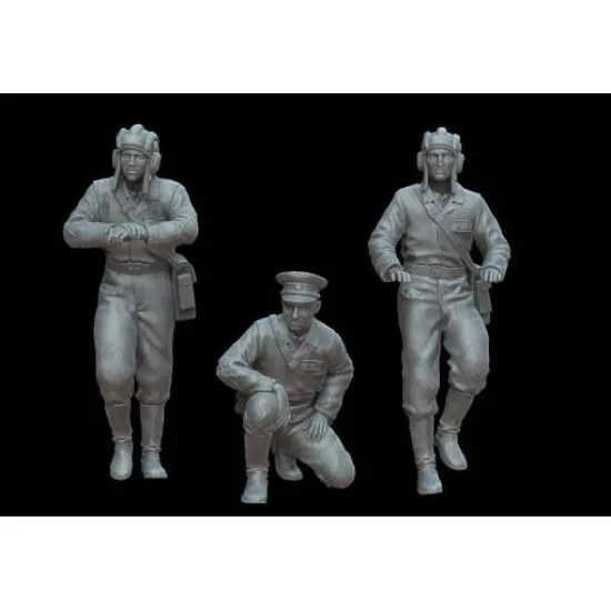 White Stork Miniatures F72119 1/72 Russian Tankers Of The 1950s Resin Unassembled Unpainted