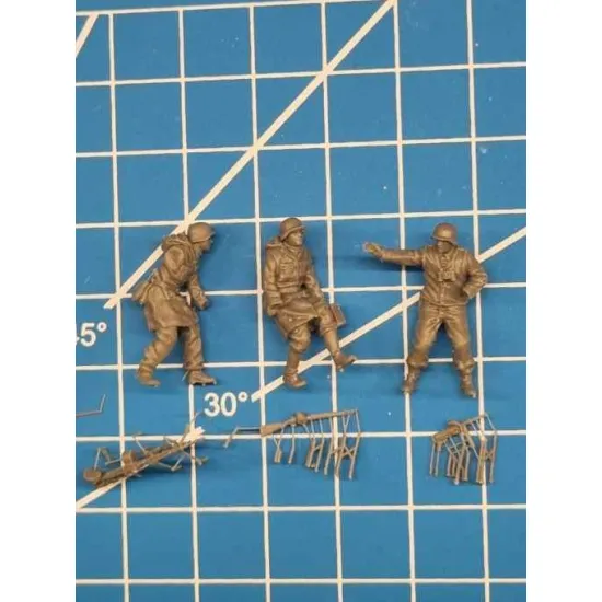 White Stork Miniatures F72121 1/72 German Soldiers Donetsk Campaign Resin Unassembled Unpainted