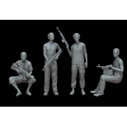 White Stork Miniatures F72123 1/72 Modern Ukrainian Tankers Resin Unassembled Unpainted