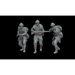 White Stork Miniatures F72122 1/72 French Infantry 1940 Resin Unassembled Unpainted