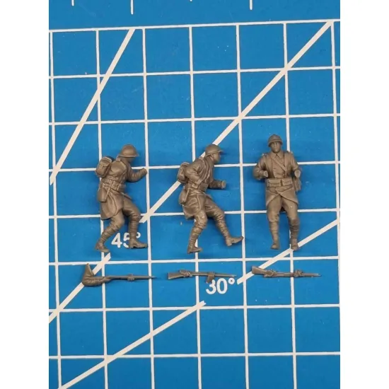 White Stork Miniatures F72122 1/72 French Infantry 1940 Resin Unassembled Unpainted