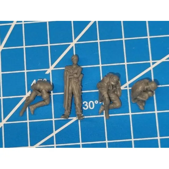 White Stork Miniatures F72127 1/72 After Battle German Soldiers Part 2 Resin Resin Unassembled Unpainted