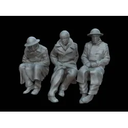 White Stork Miniatures F72132 1/72 British Pows North Africa 1941/1942 Resin Unassembled Unpainted
