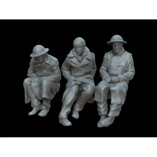 White Stork Miniatures F72132 1/72 British Pows North Africa 1941/1942 Resin Unassembled Unpainted