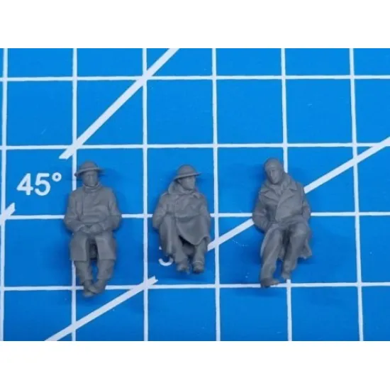 White Stork Miniatures F72132 1/72 British Pows North Africa 1941/1942 Resin Unassembled Unpainted