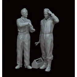 White Stork Miniatures F72134 1/72 Luftwaffe Airport Service Part I Resin Unassembled Unpainted Kit
