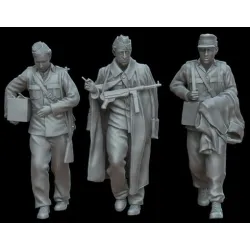 White Stork Miniatures F72137 1/72 East Prussia 1945 German Soldiers Resin Unassembled Unpainted Kit