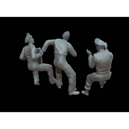 White Stork Miniatures F72139 1/72 U-boat Crew Resin Unassembled Unpainted Kit