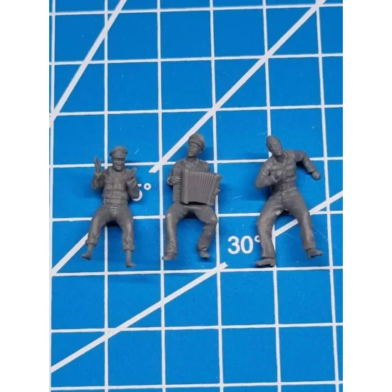 White Stork Miniatures F72139 1/72 U-boat Crew Resin Unassembled Unpainted Kit