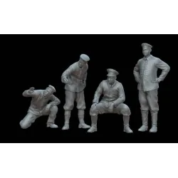 White Stork Miniatures F72142 1/72 Wwi German Artillery Crew Resin Unassembled