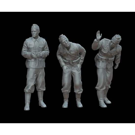 White Stork Miniatures F72143 1/72 Inspection German Soldiers 1939-1941 Resin Unassembled Unpainted