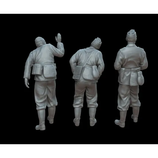 White Stork Miniatures F72143 1/72 Inspection German Soldiers 1939-1941 Resin Unassembled Unpainted