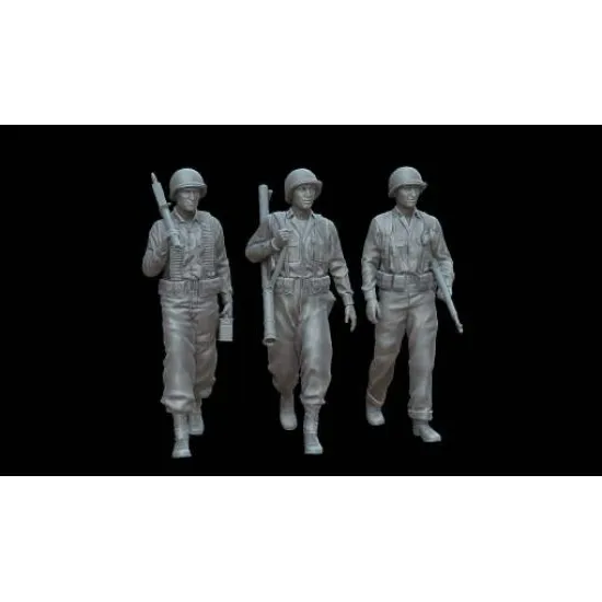 White Stork Miniatures F72144 1/72 U.s. Soldiers Operation Avalanche 1943 Resin Unassembled Unpainted