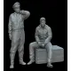 White Stork Miniatures F72148 1/72 U.s.air Force Pilots For Mustang P51 Resin Unassembled Unpainted