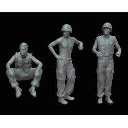 White Stork Miniatures F72150 1/72 The Vietnam War Us Tankers Resin Unassembled Unpainted