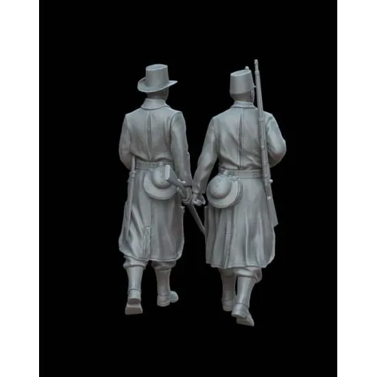 White Stork Miniatures F72151 1/72 Wwi Belgian Soldiers Resin Unassembled Unpainted