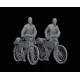 White Stork Miniatures F72154 1/72 German Soldiers With Bicycles 1939-1941 Resin Unassembled Unpainted