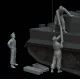 White Stork Miniatures F72158 1/72 Tiger I Crew Loading Ammo Resin Unassembled Unpainted