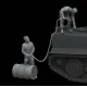 White Stork Miniatures F72159 1/72 Tiger I Crew Loading Fuel Resin Unassembled Unpainted