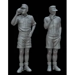 White Stork Miniatures F48002 1/48 Dak Soldiers Resin Unassembled Unpainted Kit