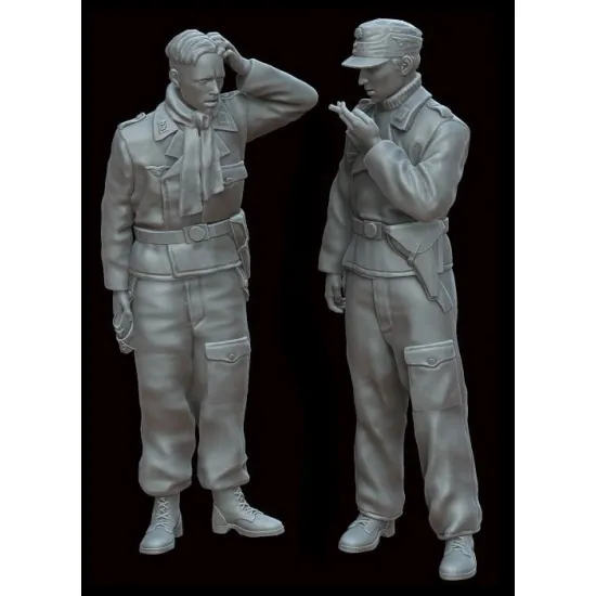 White Stork Miniatures F48007 1/48 Ww2 German Tankers 1944/45 Resin Unpainted