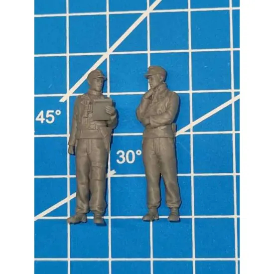 White Stork Miniatures F48008 1/48 Ww2 German Tankers 1944/45 Resin Unpainted