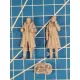 White Stork Miniatures F48010 1/48 Wwi British Pilots Resin Unpainted Kit