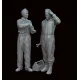 White Stork Miniatures F48011 1/48 German Luftwaffe Ground Personnel Resin Unpainted Kit