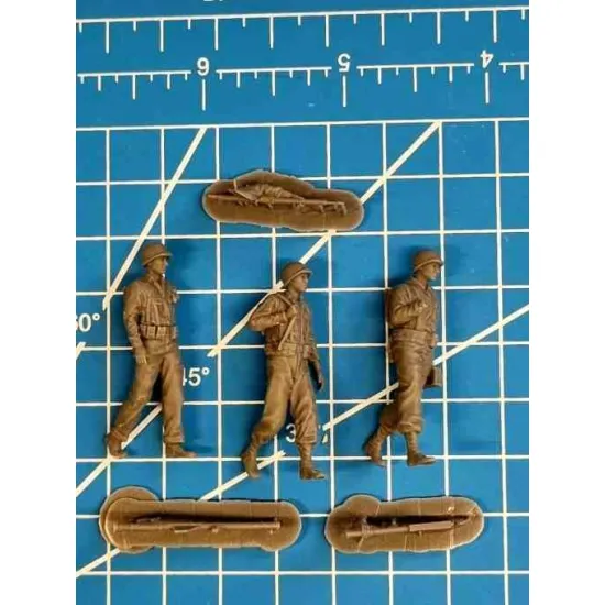 White Stork Miniatures F48014 1/48 Us Soldiers Italia 1943 Ww2 Resin Kit