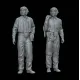 White Stork Miniatures F48018 1/48 Us Navy Pilots Resin Unpainted Kit