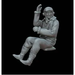 White Stork Miniatures F48021 1/48 Raf Hurricane Pilot Dedicated For Arma Hobby Resin Unpainted Kit
