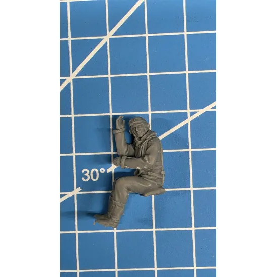 White Stork Miniatures F48021 1/48 Raf Hurricane Pilot Dedicated For Arma Hobby Resin Unpainted Kit