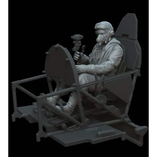 White Stork Miniatures F48022 1/48 Raf Hurricane Pilot Dedicated For Arma Hobby Resin Unpainted Kit
