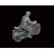 White Stork Miniatures M72002 1/72 Bmw R75 With German Soldier Resin Unassembled Upainted Kit