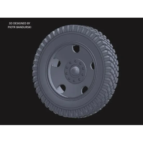 White Stork Miniatures M72006 1/72 Ds Type Wheels 2pcs For Wz.97 Field Gun And Wz.14/19 Howitzer Resin Upainted Kit