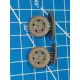 White Stork Miniatures M72006 1/72 Ds Type Wheels 2pcs For Wz.97 Field Gun And Wz.14/19 Howitzer Resin Upainted Kit