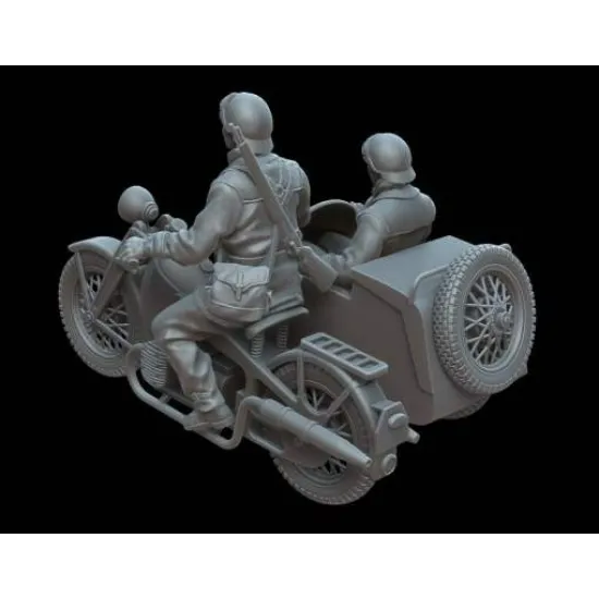 White Stork Miniatures M72009 1/72 Gnome-rhone Ax2 With French Crew Resin Kit