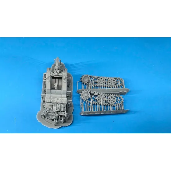 White Stork Miniatures M72016 1/72 Kettenkraftrad With A Trailer Resin Kit
