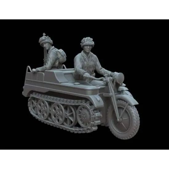 White Stork Miniatures M72018 1/72 Kettenkraftrad In Service With The Us Army Resin Kit