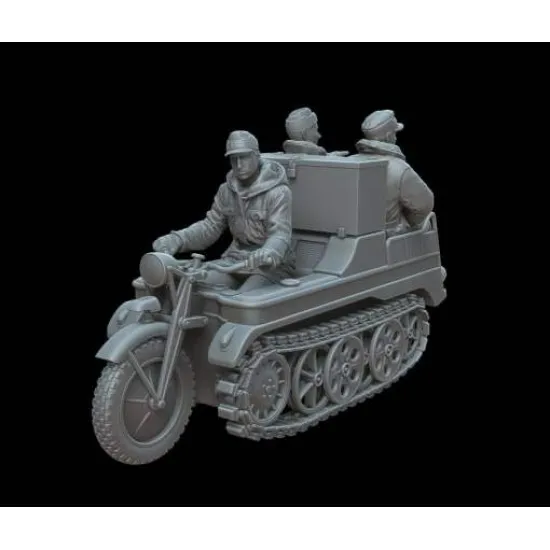 White Stork Miniatures M72019 1/72 Kettenkraftrad On The Eastern Front Resin Kit