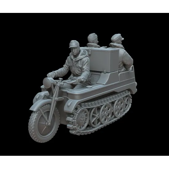 White Stork Miniatures M72019 1/72 Kettenkraftrad On The Eastern Front Resin Kit