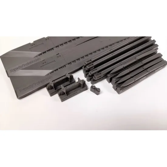 Kopecky Scale Models 32017 1/32 F-15c Pylons And Rails Resin Kit