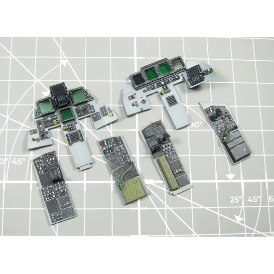 Kopecky Scale Models 32029 1/32 F-15e Instrument Panels For Tamiya Resin Kit